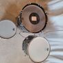 Ludwig Black Diamond Pearl Drum set kit 70s Blue Olive 20 13 15 Image 6