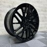 19" Motion R VS8 wheels Ford Transit Custom Van centre bore 74.5 6x120 Gloss Black Image 5