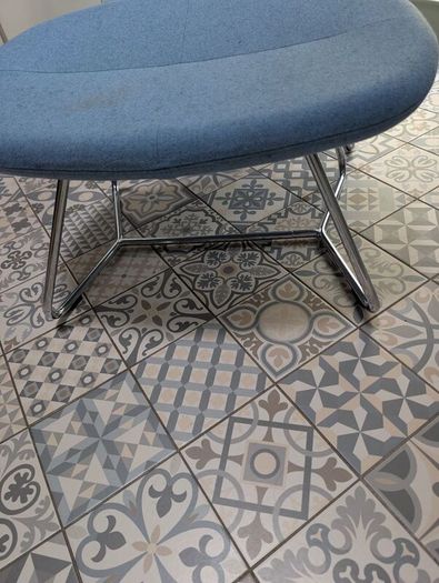 chair and footstool