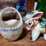 2 donkey ornaments and a basket Image 4
