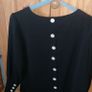 Black top size 12 nice button detail to sleeve and back Image 2