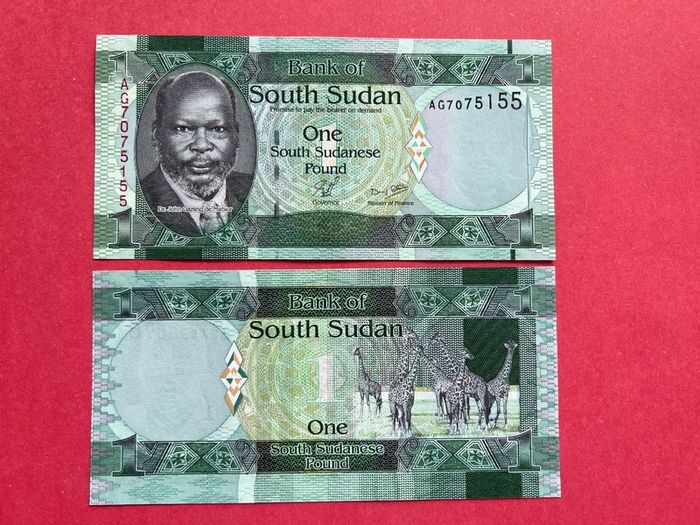 South Sudan  1 Pound  2011   ( Uncirculated ) Pick 5a . .