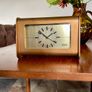 Vintage Working Post Modern Staiger Chrometron Gilt Metal Quartz 1970s Image 4