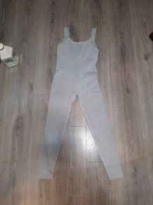 Grey workout jumpsuit