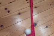 Toy golf club and toy golf ball