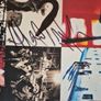 U2 Achtung Baby original pressing Promo vinyl  signed by Bono, Edge and Adam Image 2