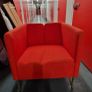 Ikea armchair orange Image 2