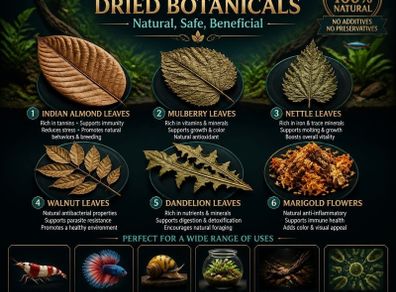 Ultimate Dried Leaves for Shrimp & Grazers