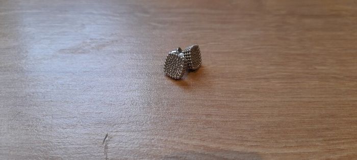 silver earrings