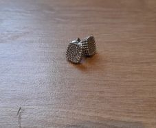 silver earrings