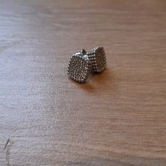 silver earrings