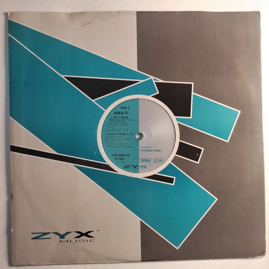 Area 51 - Let It Move You - Zyx Music - Quality German Pressing! Legendary Vocal Piano Trance Beast!!