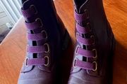 Heavenly Feet Purple Ankle Boot Size 6