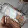 354 - Set of 3 Vintage Collectible Decorative Clear Glass 1001 Bottles Image 2