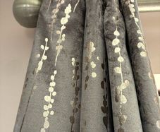 Champagne & Gold Velvet Curtains