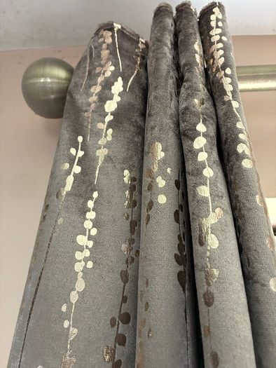 Champagne & Gold Velvet Curtains