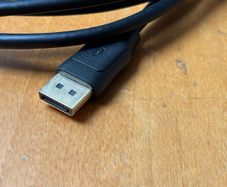 Amazon Basics DisplayPort 1.4 Cable, 32.4Gbps High-Speed, 8K@60Hz, 4K@120Hz, Dynamic HDR and 3D, Gold-Plated Plugs, 1.8 m, Black