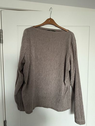 Dunnes Beige Long-Sleeved Top Size 18