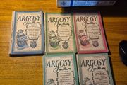 Argosy Vintage 1950 and 1951 x 5 Books with various Stories by Accomplished Writers. Writing. Writer.