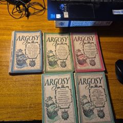 Argosy Vintage 1950 and 1951 x 5 Books with various Stories by Accomplished Writers. Writing. Writer.