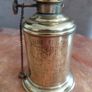 vintage petit French pigeon oil lamp Image 6