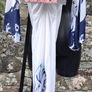 Kids Ghost Robe Halloween Costume - Wig On Model Not Included. Image 6