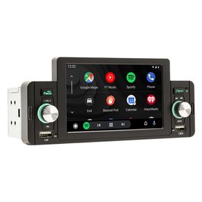 5 inch Car Radio 1 Din CarPlay Android Auto Multimedia Player Bluetooth MirrorLink FM Receiver