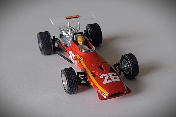 Diecast Vintage French Dinky Toys Ferrari 312 1968 F1 - Near Mint Original Condition/Very Good Box