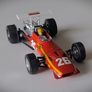 Diecast Vintage French Dinky Toys Ferrari 312 1968 F1 - Near Mint Original Condition/Very Good Box Image 7