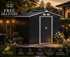 9 x 6FT Metal Shed