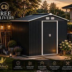 9 x 6FT Metal Shed