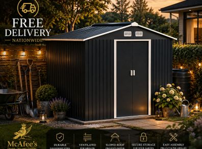 9 x 6FT Metal Shed