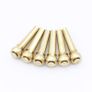 Guitar bridge pins set of 6 brass bridgepins Image 4