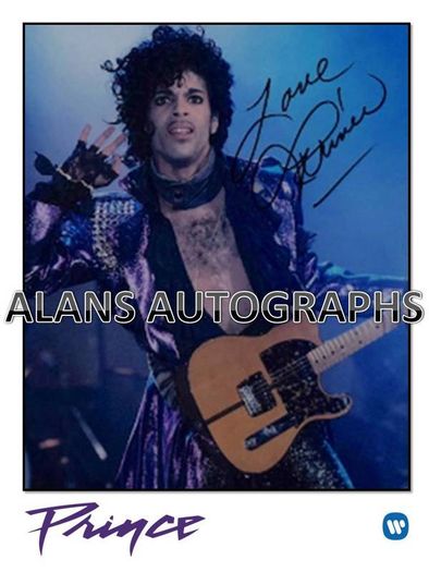 Prince Autograph