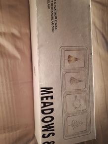 Meadows and Byrne Christmas 4 Part Dish Porcelain