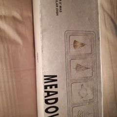Meadows and Byrne Christmas 4 Part Dish Porcelain