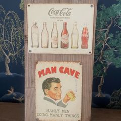 large rustic bar sign