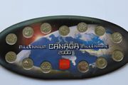Canada Millennium 2000 Mint Set 12 x 25 cent coins + medal