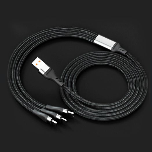 3in1 Super Charging Micro USB Type-C Lightning Fast Charger Cable Multi Port For Samsung and Apple