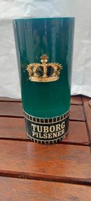 Tuborg pilsner font ,,sold as is ,see pictures for condition, used ,lovely advertising display item,,nice in any home bar or man cave pub restaurant ,