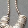 Pearl and mother of pearl necklace Image 6
