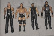 WWE Action Figures: Undertaker, Roman Reigns, Rusev, Dean Ambrose