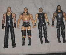 WWE Action Figures: Undertaker, Roman Reigns, Rusev, Dean Ambrose