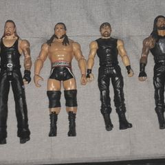 WWE Action Figures: Undertaker, Roman Reigns, Rusev, Dean Ambrose
