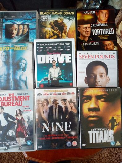 Dvd: Thriller/Action/Drama/Comedy/Horror Movies.