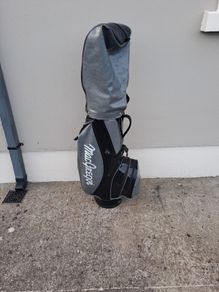 Vintage MacGregor all weather leather gof bag