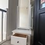 Standing Mirror with Drawer Image 2