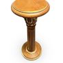 Carved French Fruit Wood & Parcel Gilt Pedestal Image 2