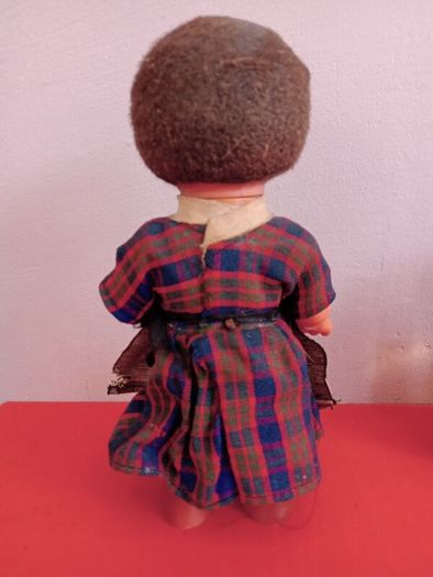 Vintage  Wind Up Hedgehog Doll 7" Tall 1950s-60s