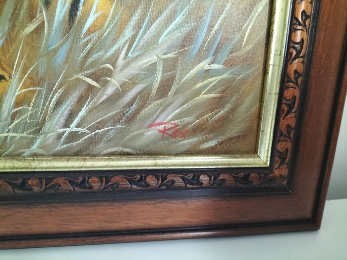 Tiger Oil Painting by REX